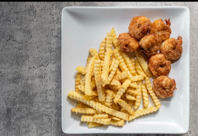 Shrimp & Fries (Large).