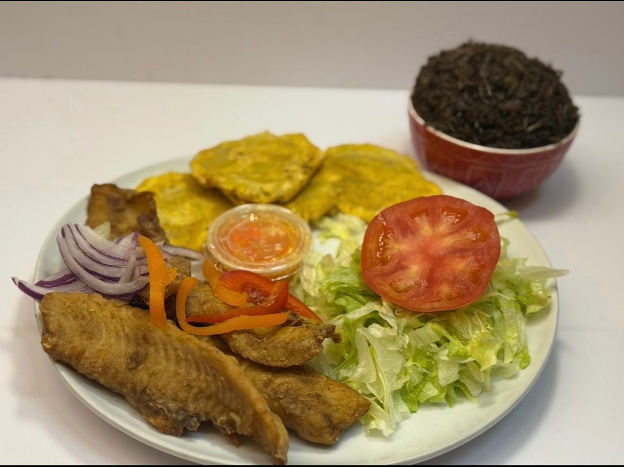 Fried Tilapia Complete.