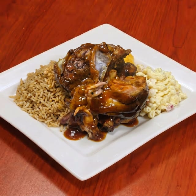 Barbeque Quater Chicken Complète (Large).