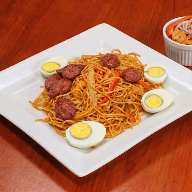 Spaghetti Sausage Shrimp (Large).